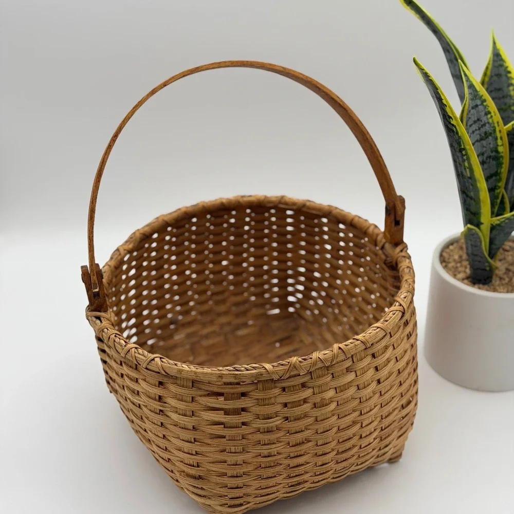 Vintage Hand-Woven Rattan 12